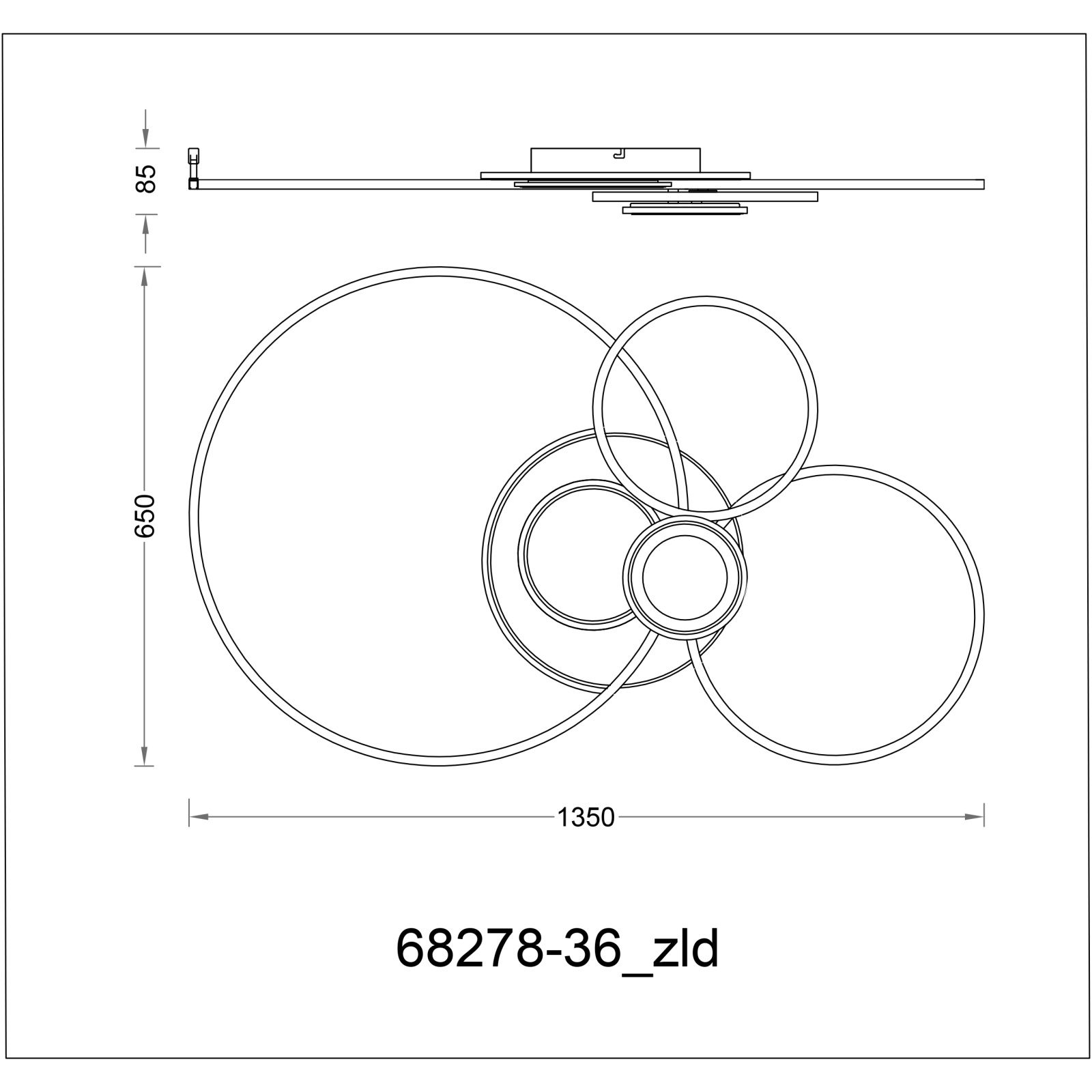 GLOBO BELTRAN 68278-36 stropné svietidlo