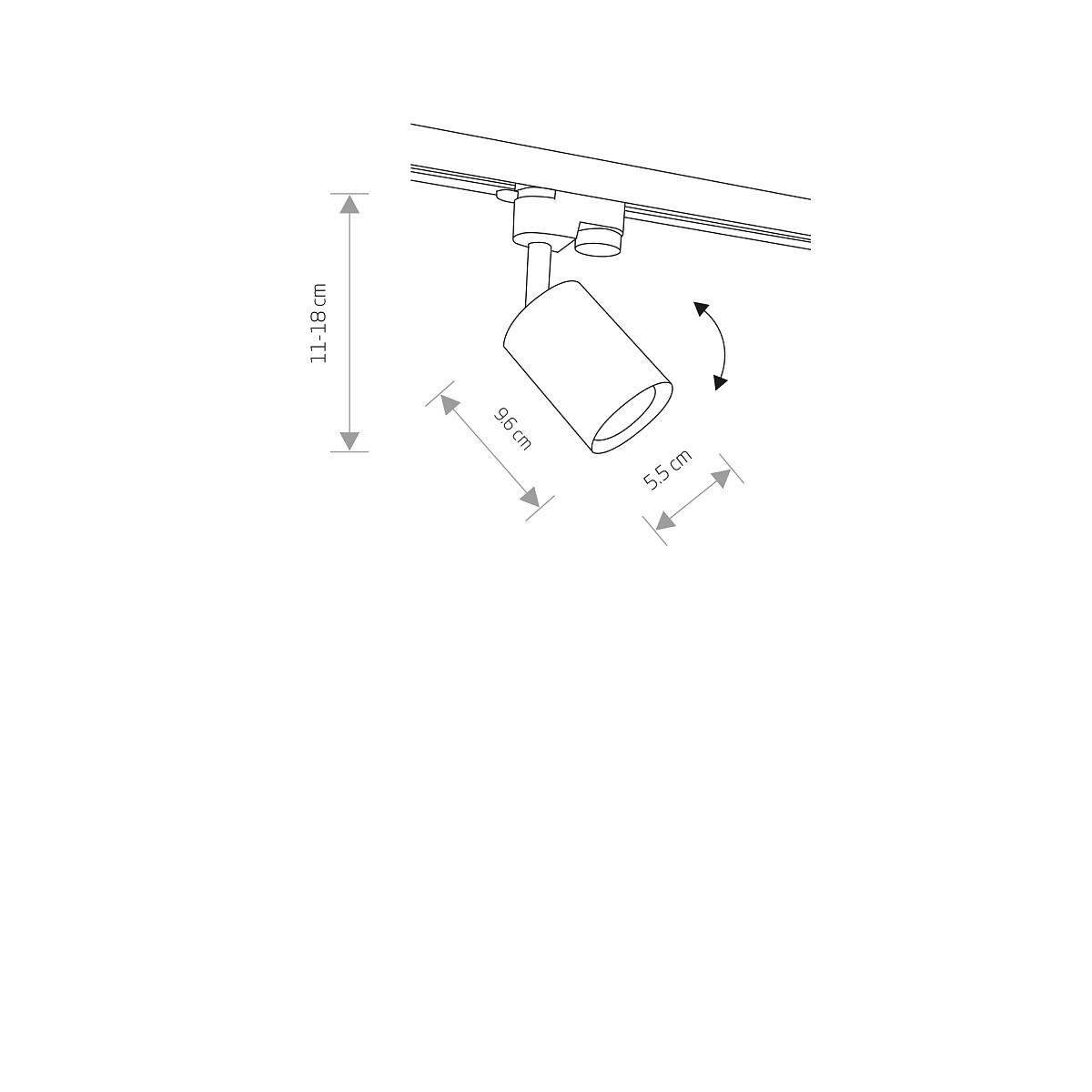 PROFILE EYE SPOT WHITE 9321 1F-1