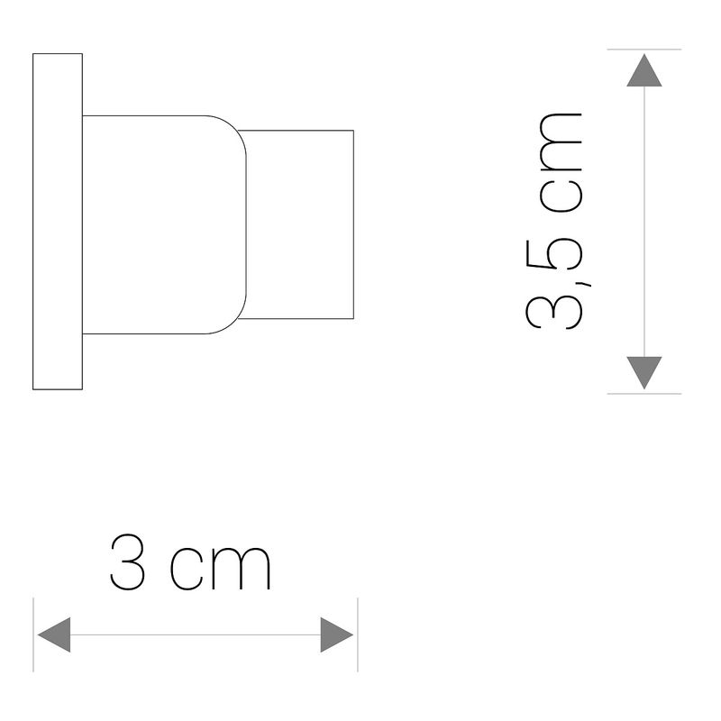 PROFILE DEAD END CAP BLACK 9458 1F