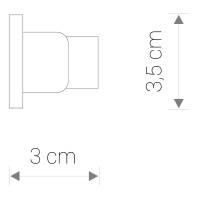 PROFILE DEAD END CAP BLACK 9458 1F