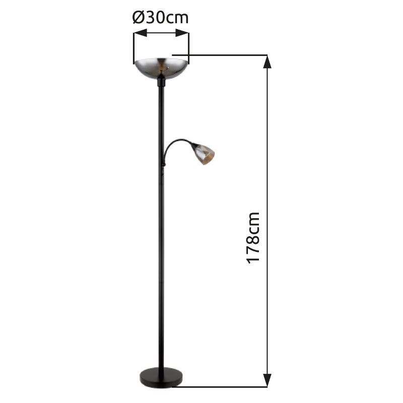 GLOBO BLADE 58903 stojanová lampa