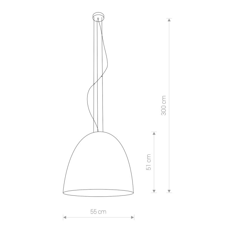 EGG BLACK 9024, h=300 cm