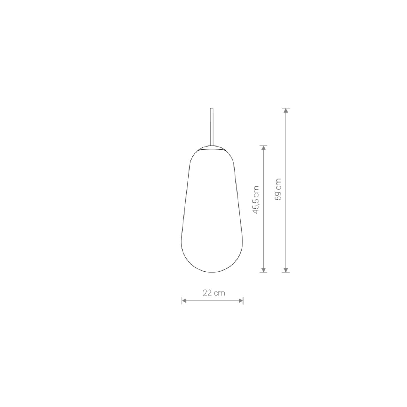 CAMELEON PEAR L TR/G 8532, h=59 cm