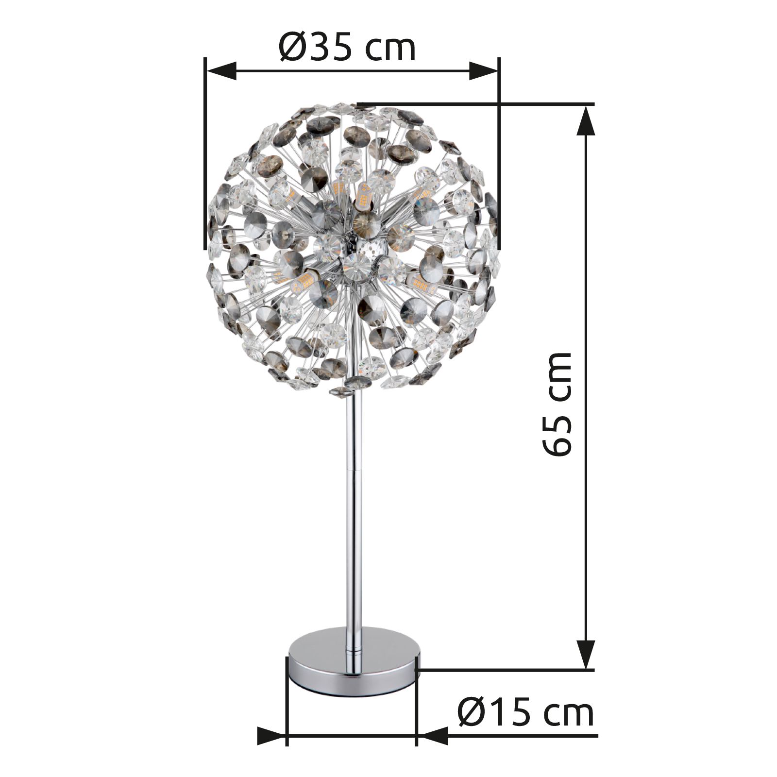 GLOBO KATRINA 64135TC stolová lampa