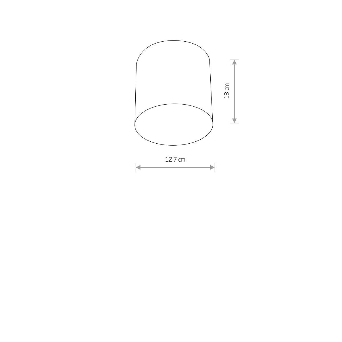 POINT PLEXI WHITE M 6525, ø=12,7 cm-1