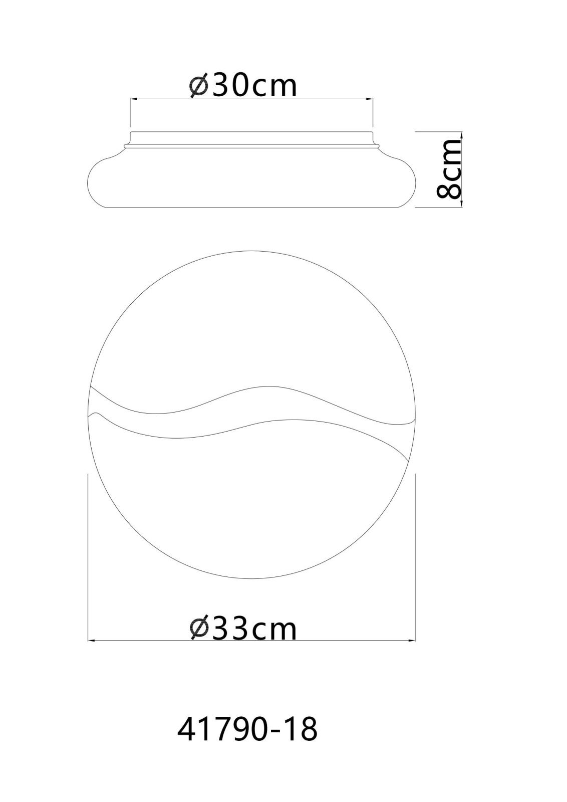 GLOBO LETICIA 41790-18 stropné svietidlo
