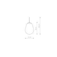 CAMELEON PEAR S TR/G 8534, h=43,5 cm