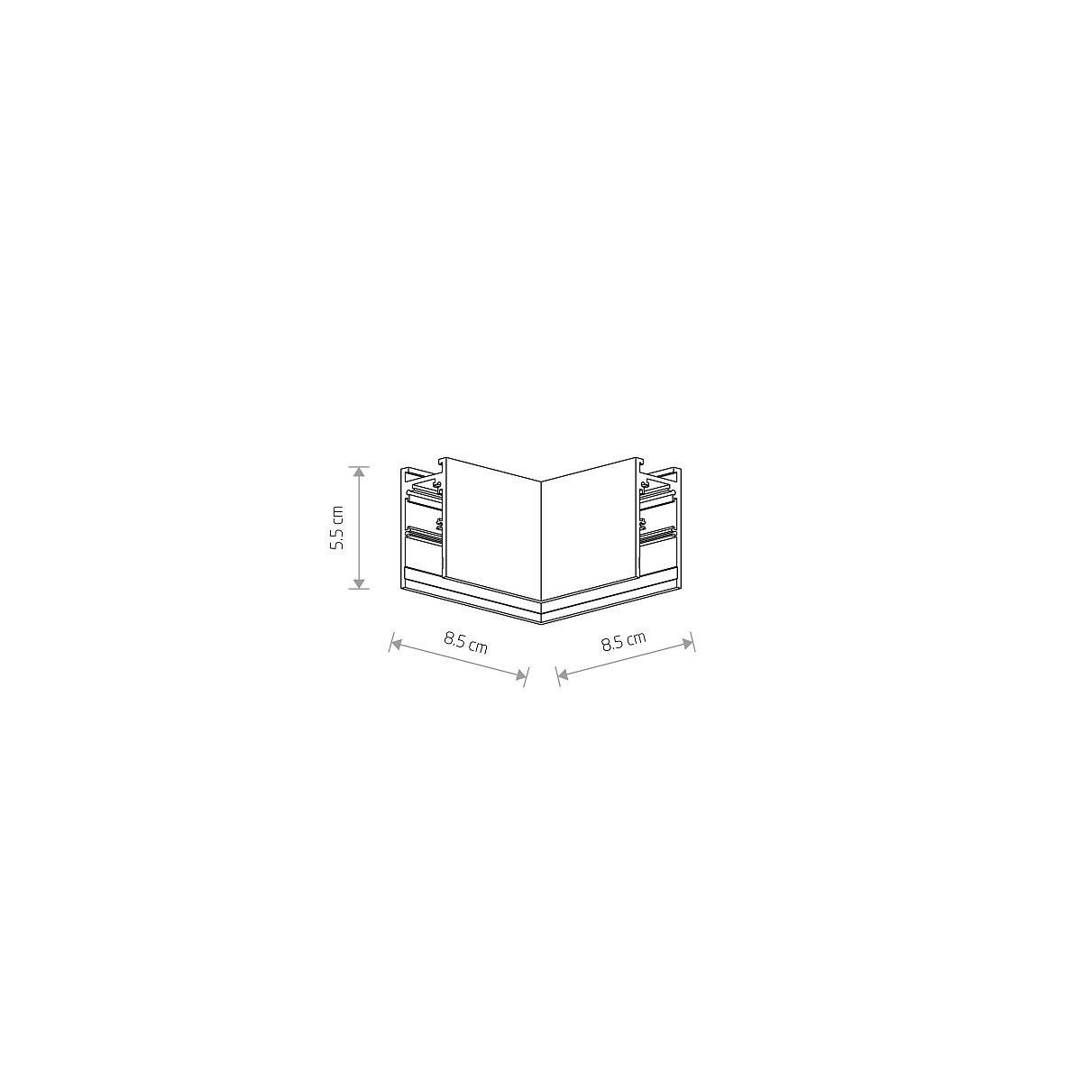 LVM HORIZONTAL CORNER 10164