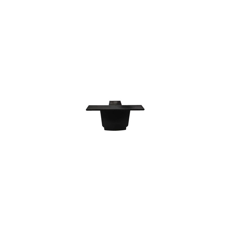 CTLS RECESSED DEAD END CAP BLACK 8687 3F