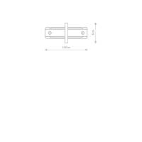 PROFILE RECESSED STRAIGHT CONNECTOR WHITE 8967 1F