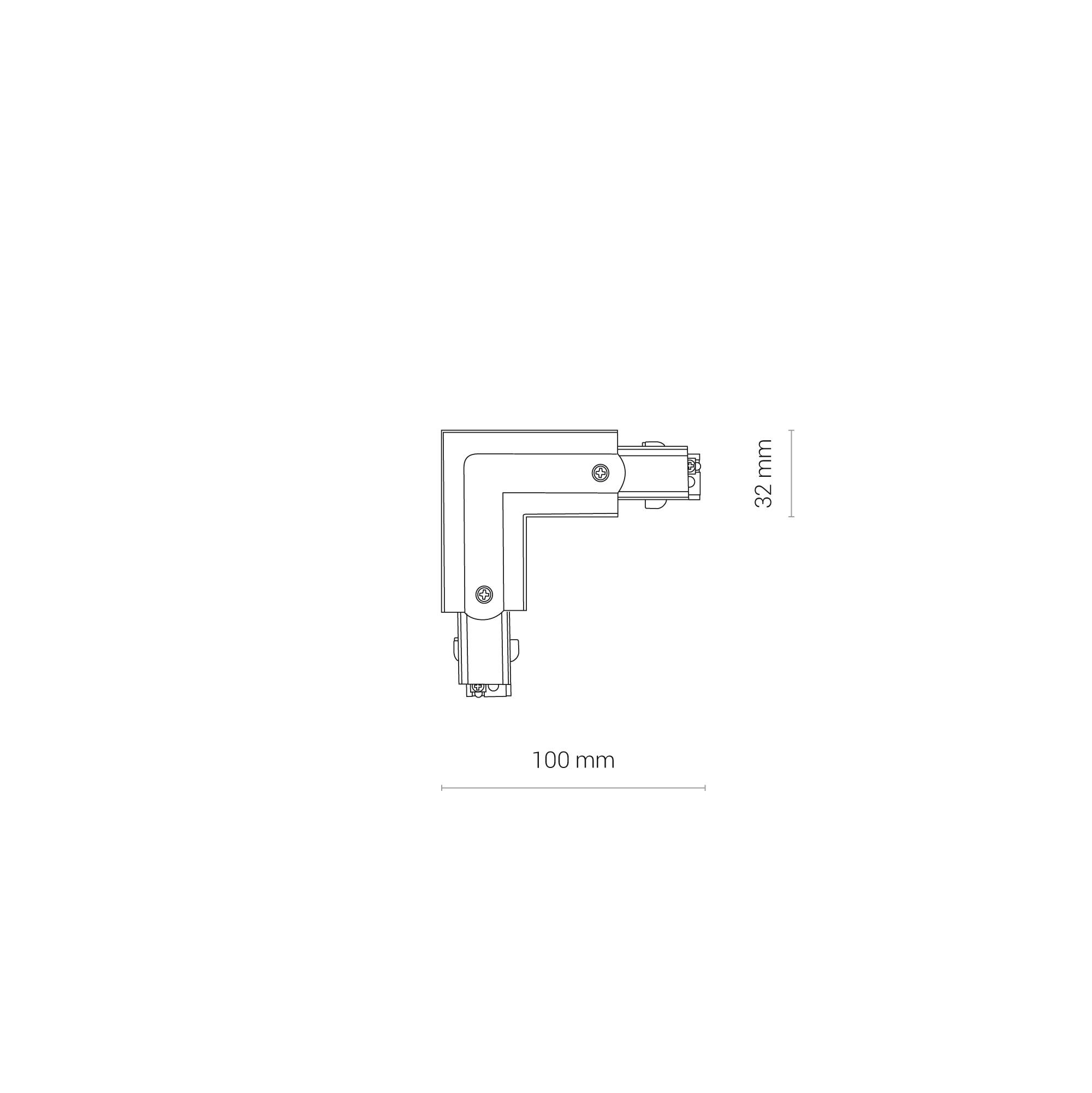 CTLS POWER L CONNECTOR LEFT WHITE (L-L) 8705 3F-1