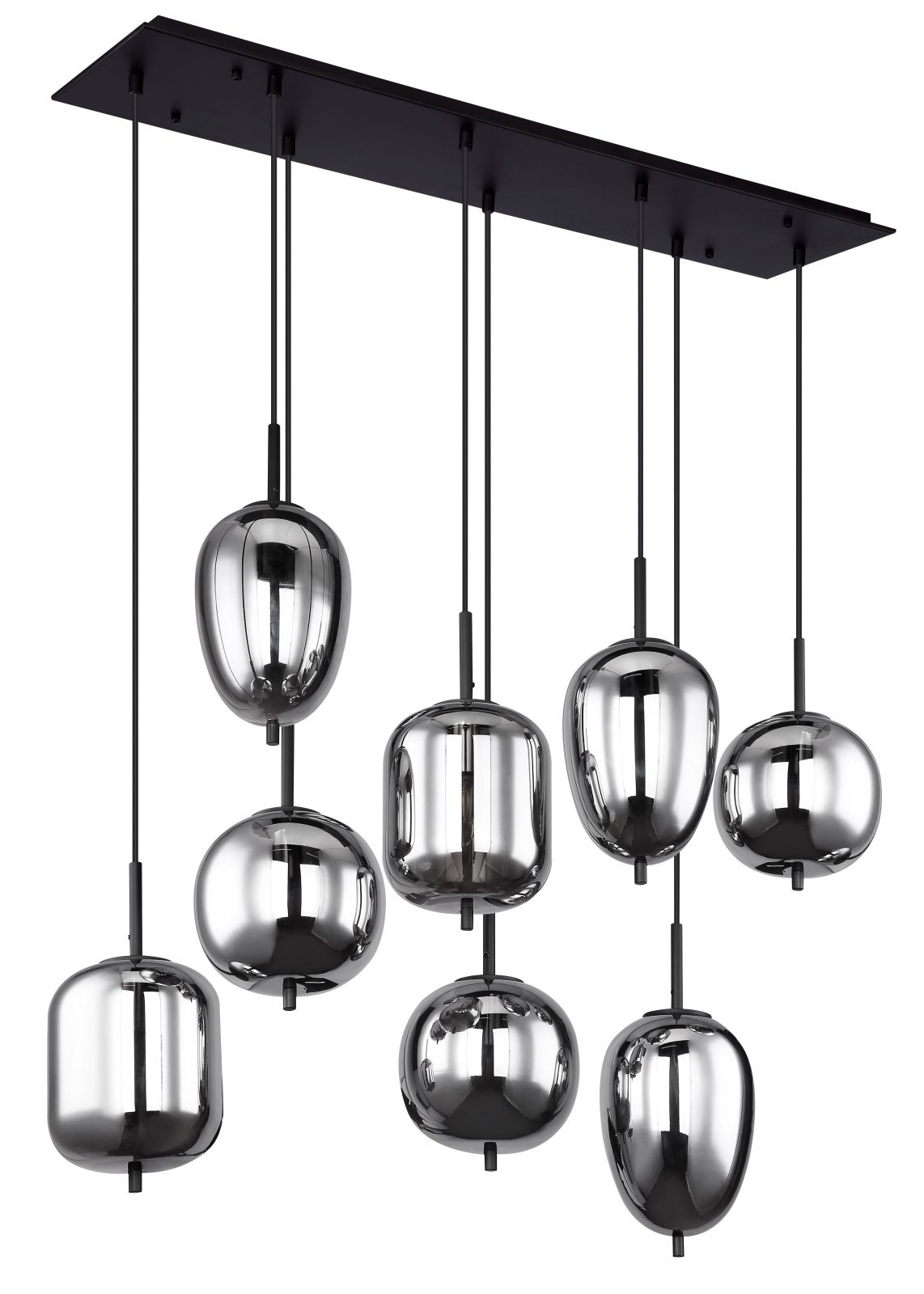 GLOBO BLACKY 15345-8 závesné svietidlo