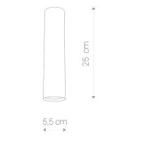 EYE WHITE M 5463, h=25 cm