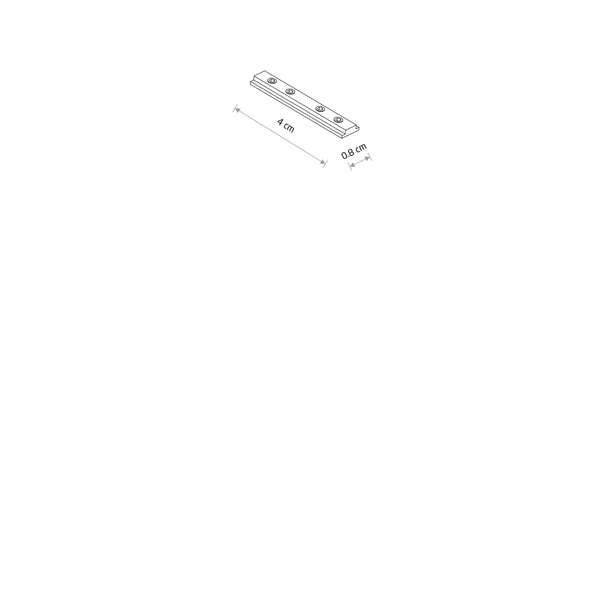 NANO - LVM TRACK BUCKLE CONNECTOR 11726