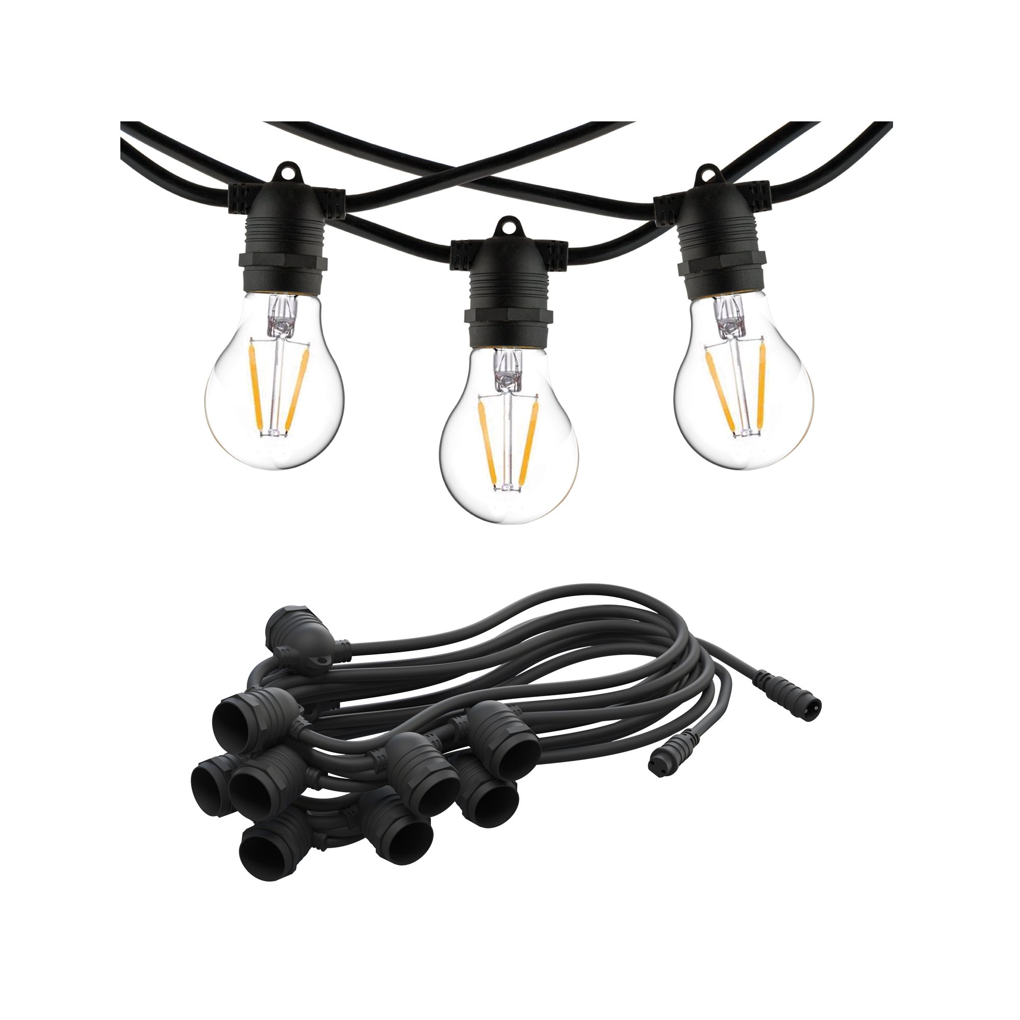 FESTOON LIGHTS 15XE27, 9M, IP65 7872