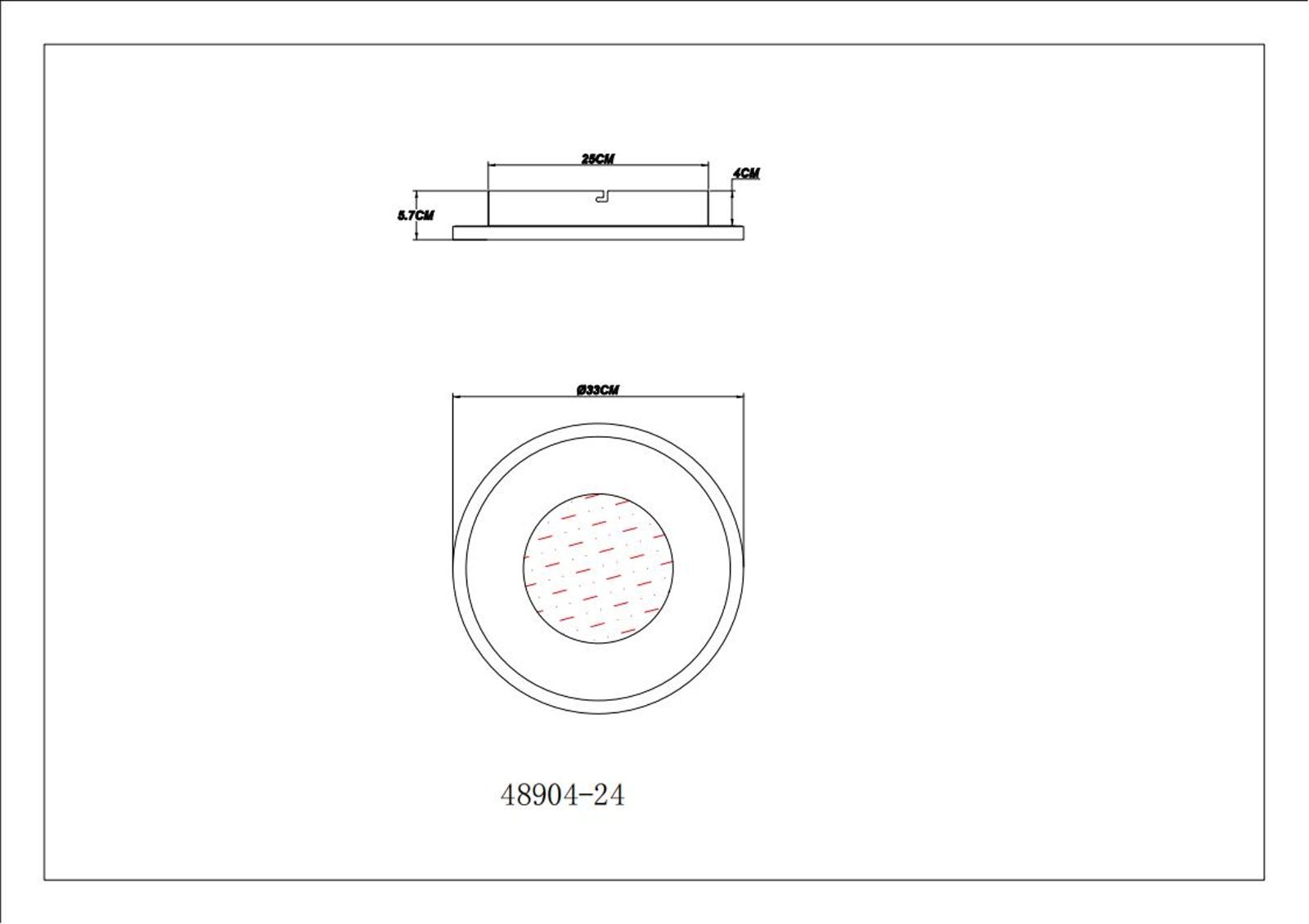 GLOBO WILEY 48904-24 stropné svietidlo