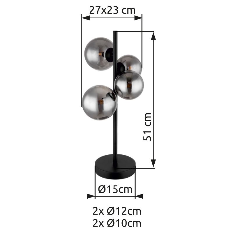 GLOBO RIHA 56133-4T stolová lampa