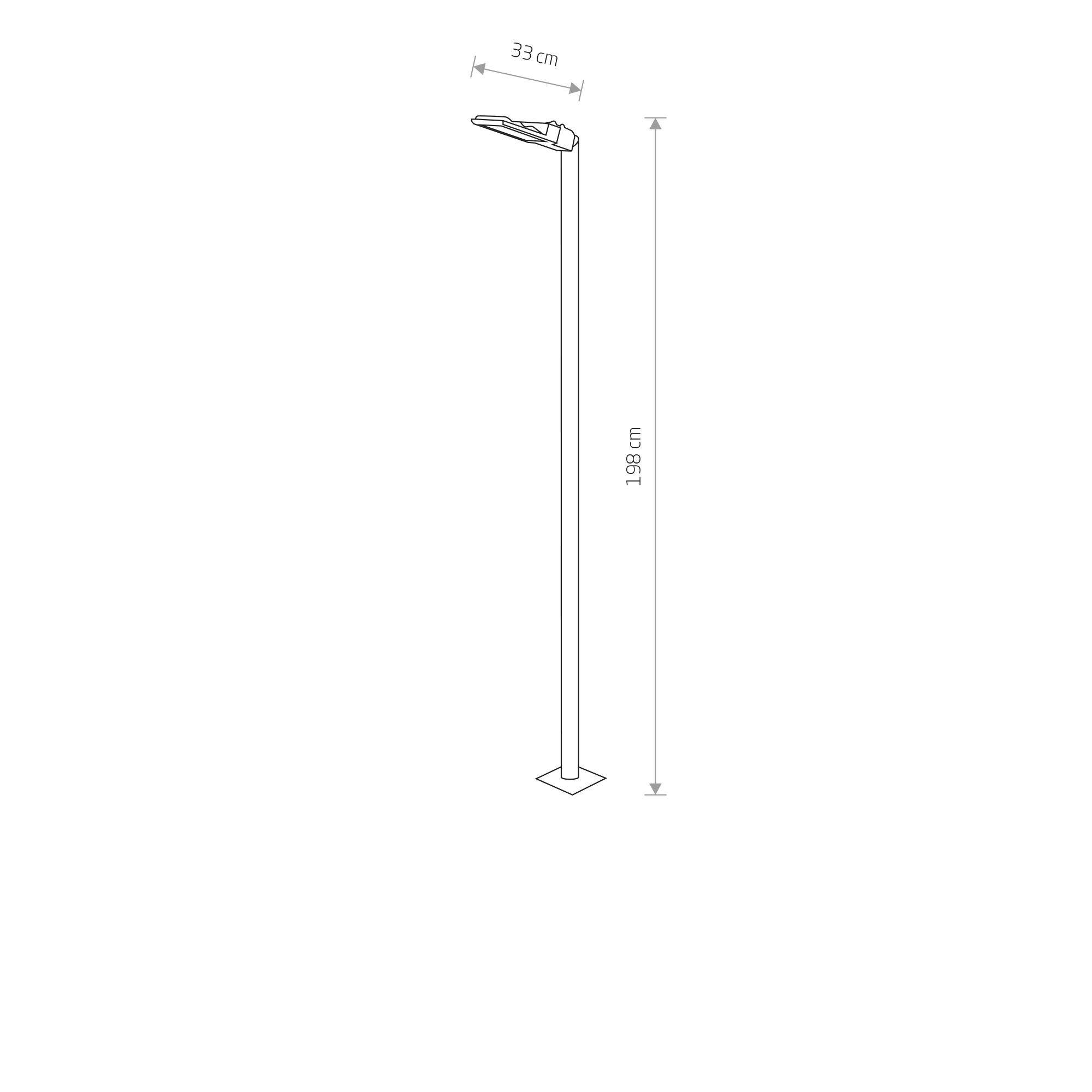 PATHWAY LED 9252, 3000K, 2200 lm, 30 000 h-1
