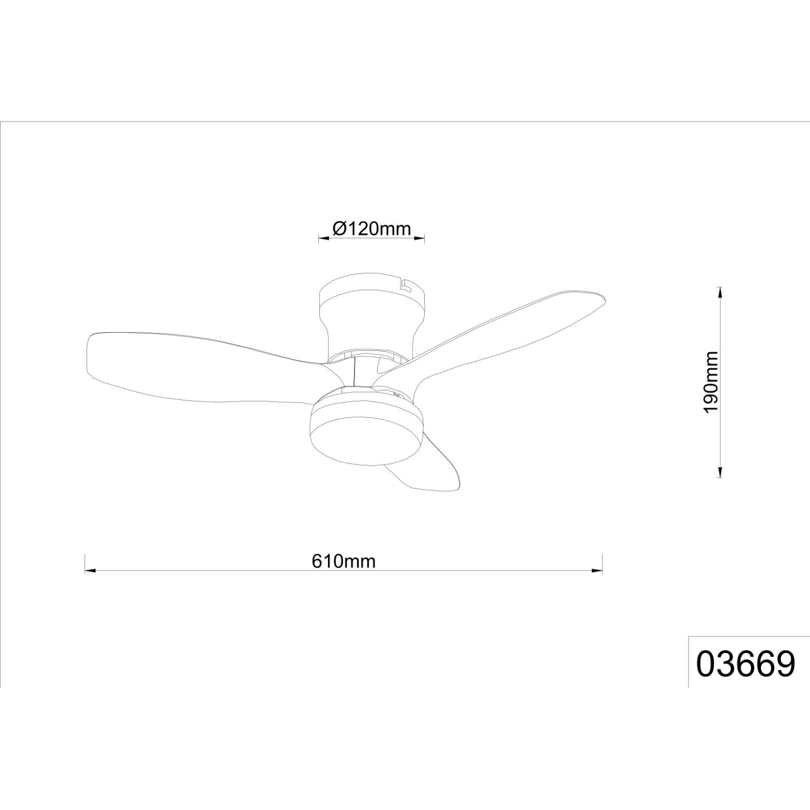 GLOBO IRWIN 03669 ventilátor
