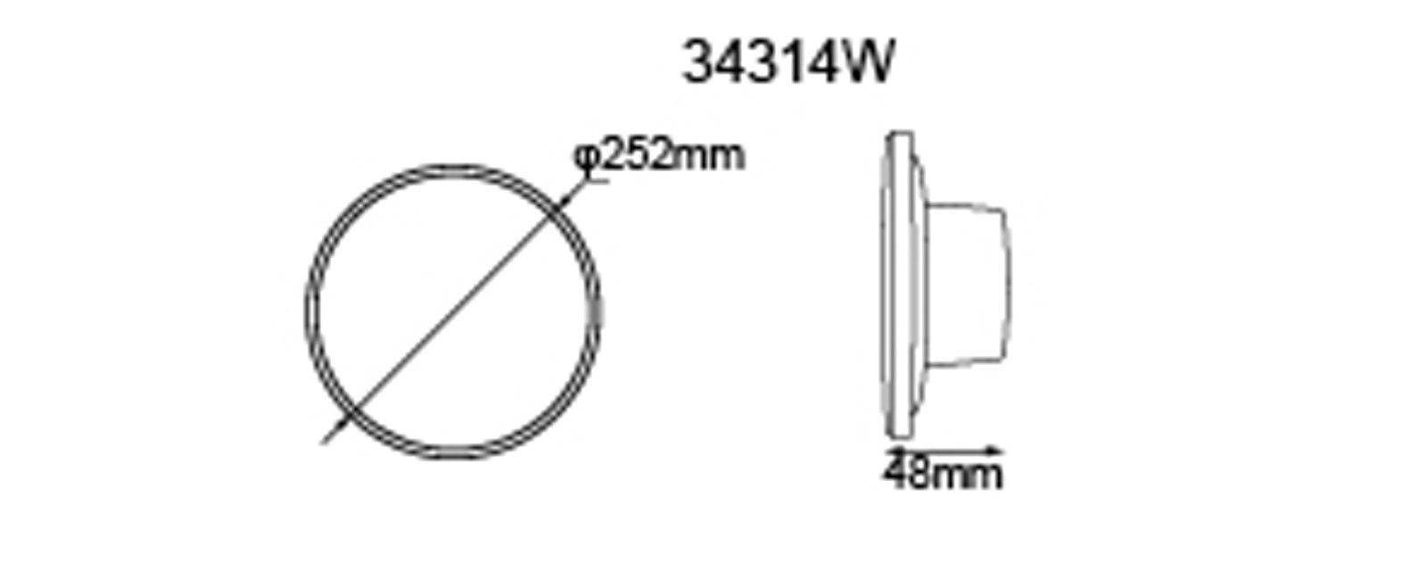 GLOBO LAMONT 34314W vonkajšie svietidlo