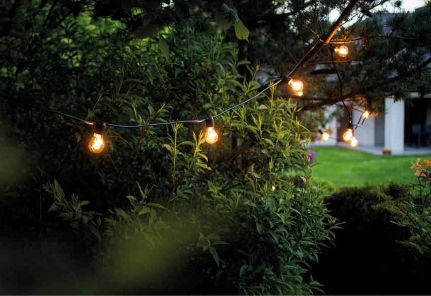 FESTOON LIGHTS 10XE27, 6M, IP65 7873-1