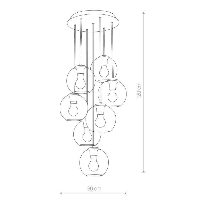 VETRO VII 9131, h=120 cm