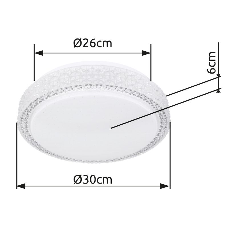 GLOBO OVI 41749-12 stropné svietidlo