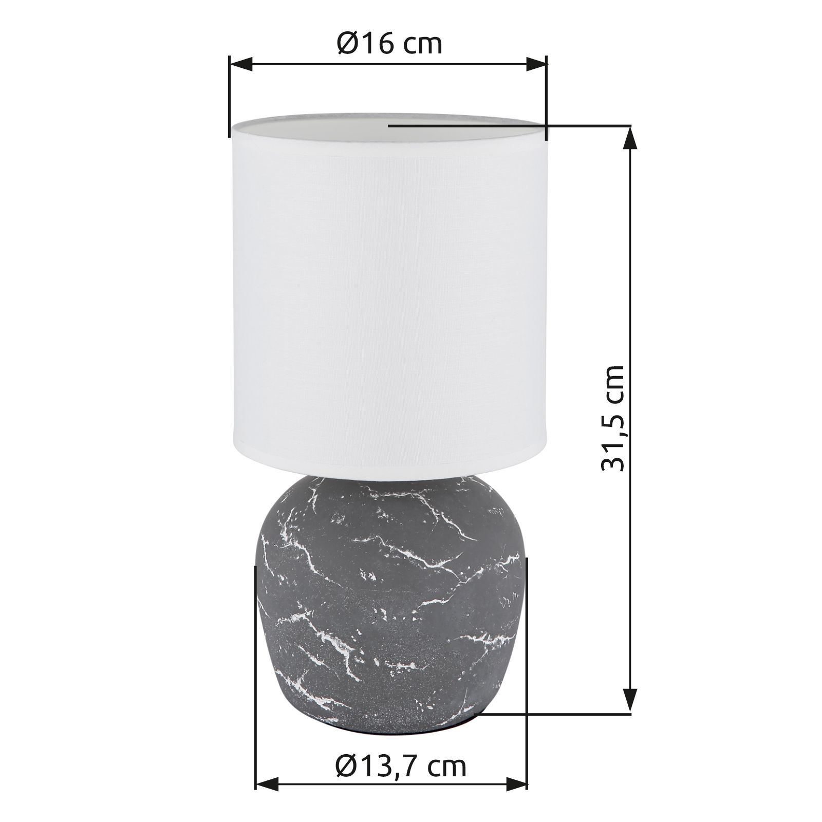 GLOBO MARBLE 21739G stolová lampa