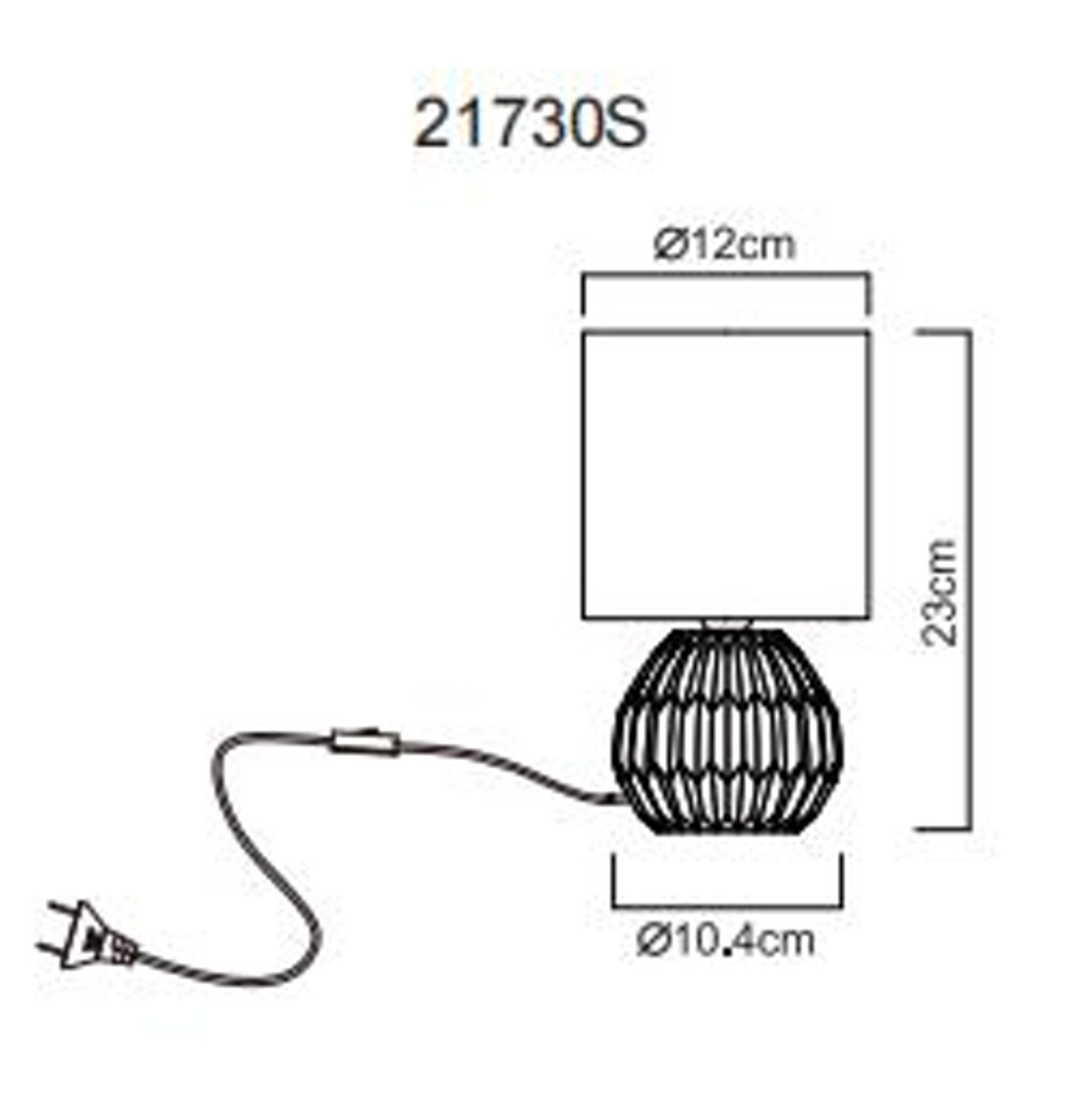 GLOBO SYLAS 21730S stolová lampa