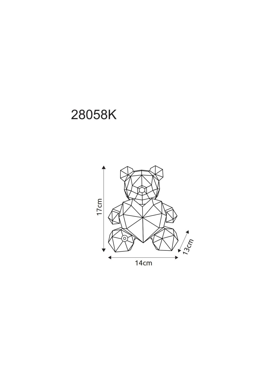 GLOBO BRONDAR 28058K stolová lampa