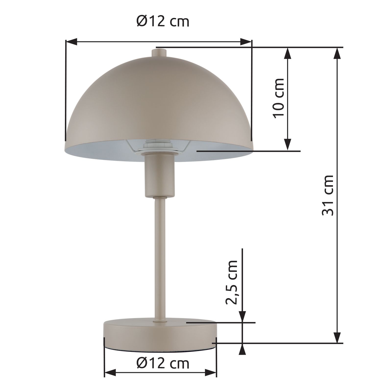 GLOBO ATOMA I 24009S stolová lampa