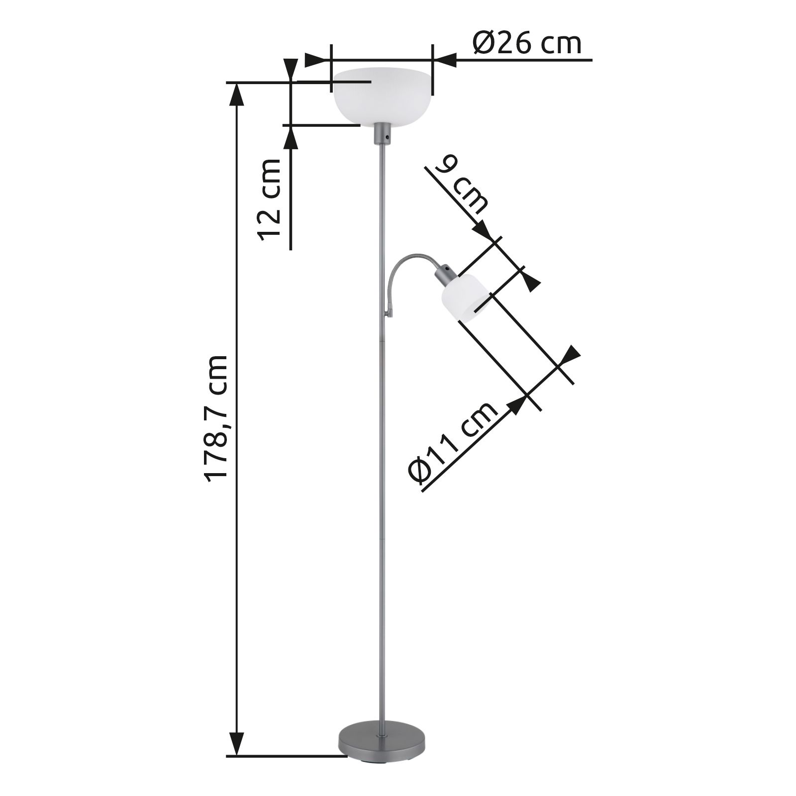 GLOBO HINTON 59947 stojanová lampa
