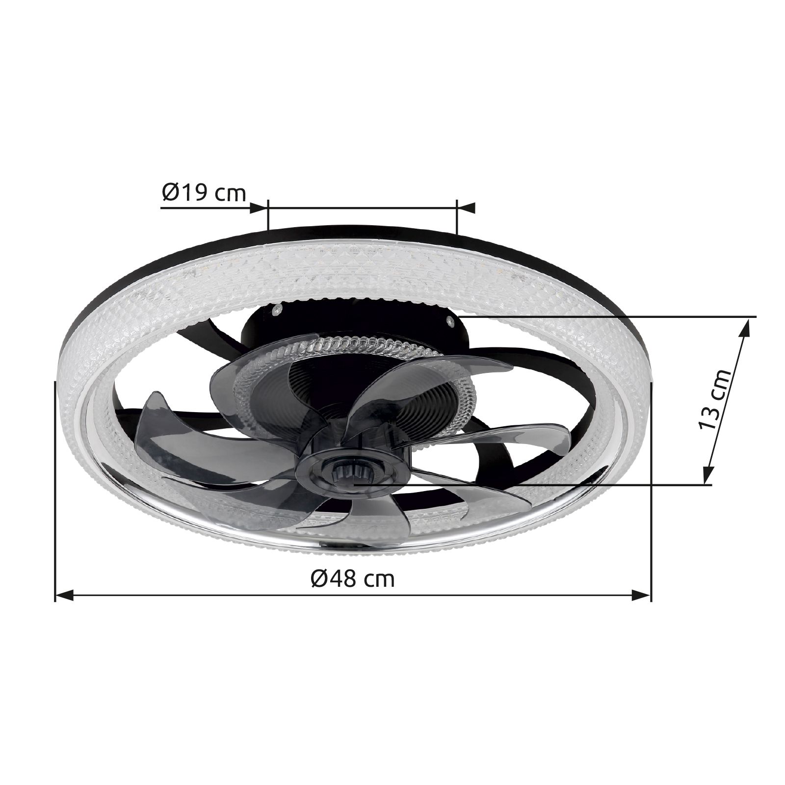 GLOBO CIRILLA 03644 ventilátor