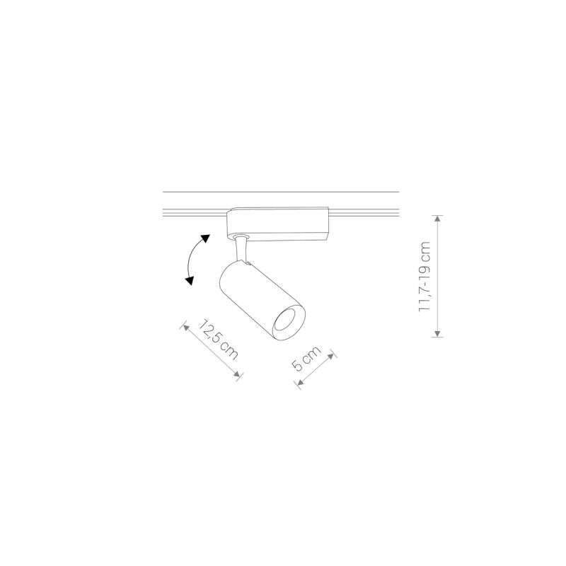 PROFILE IRIS LED 12W 9003, 4000K, 800lm, 30°, 30 000h 1F