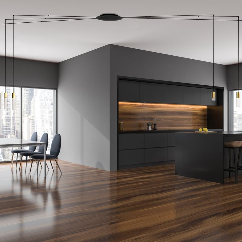 CAMELEON CABLE GU10 BL/CH 8630, h=500 cm