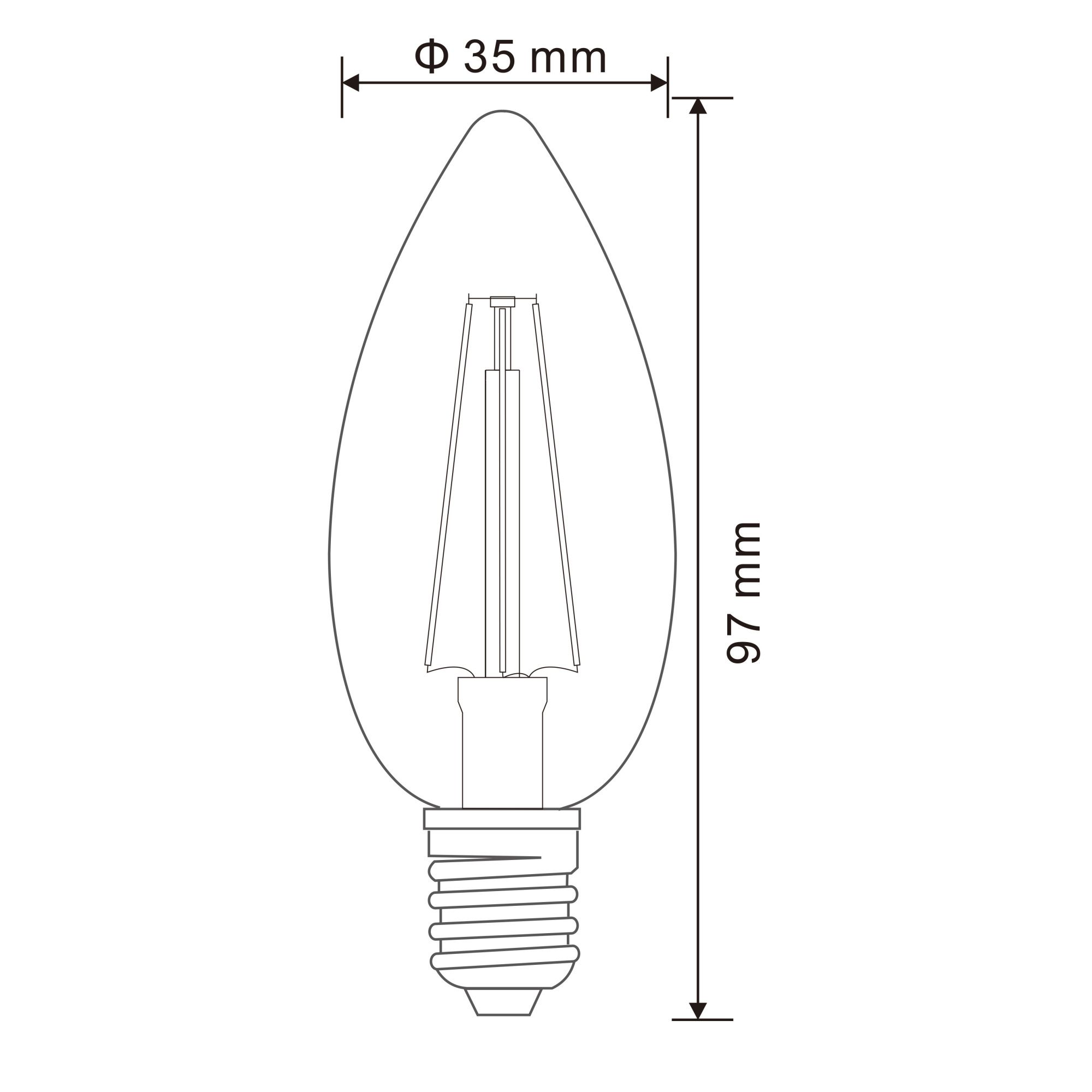 GLOBO LED BULB 10583-2K žiarovka
