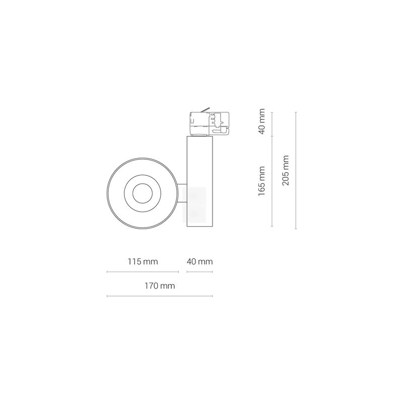 CTLS NEA LED WHITE 40W, 4000K 8747 3F