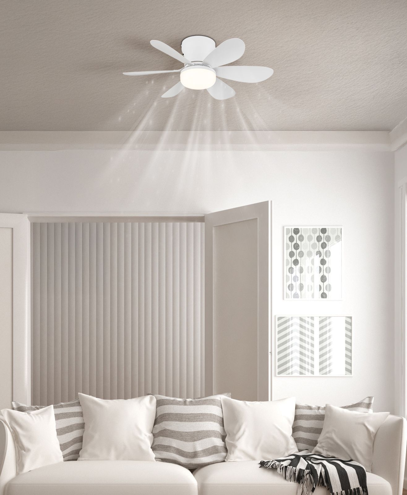 GLOBO DELORES 03625W ventilátor