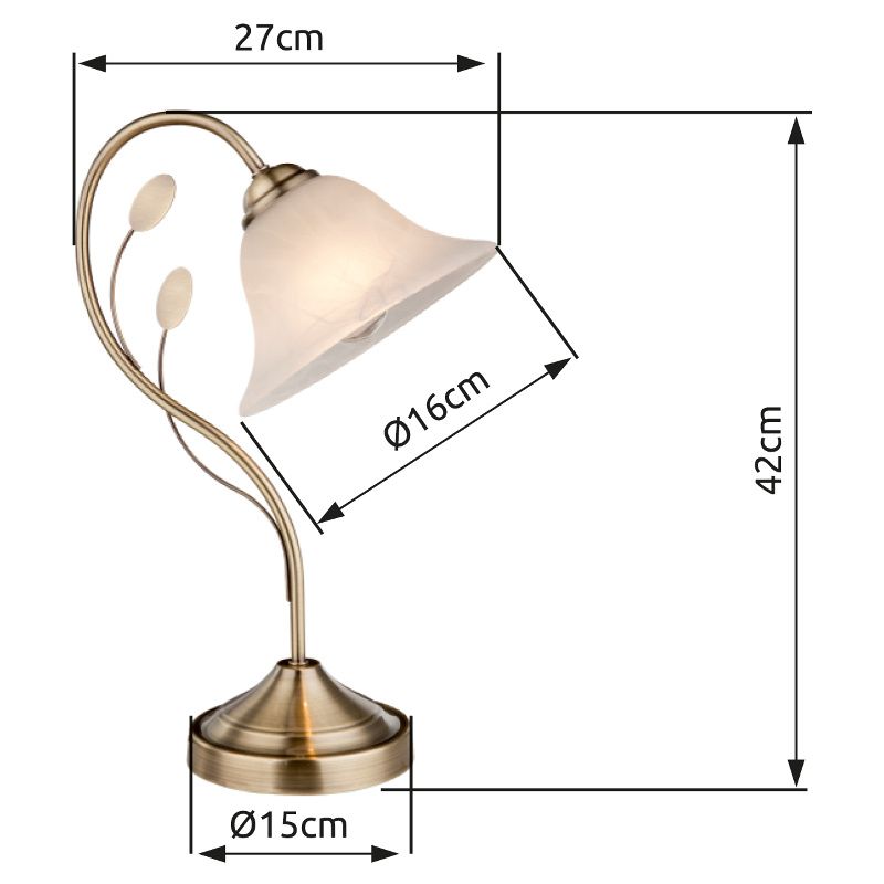 GLOBO POSADAS 69007-1T stolová lampa