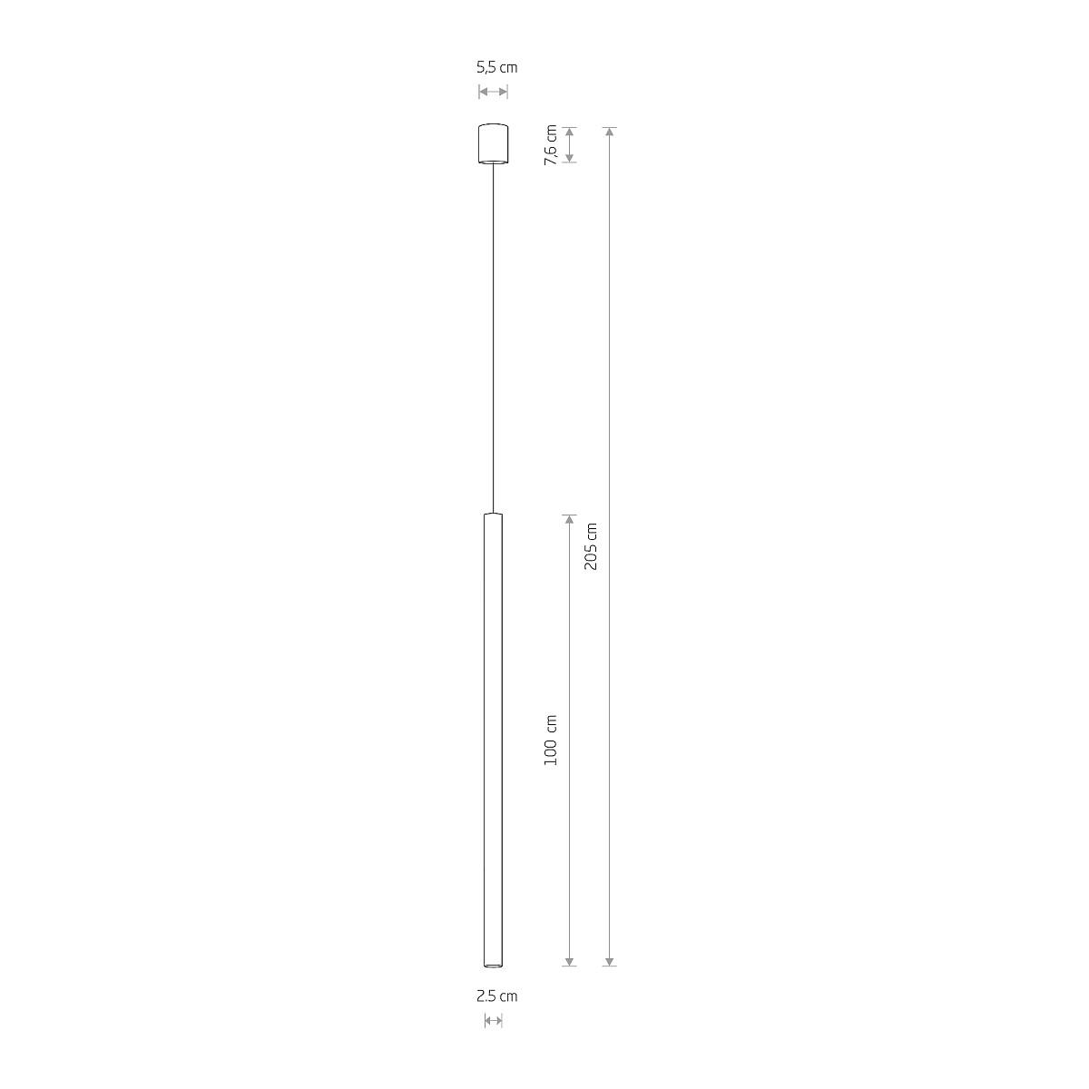 LASER 1000 WHITE 8435, h=205 cm-1