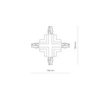 CTLS RECESSED POWER X CONNECTOR WHITE 8678 3F