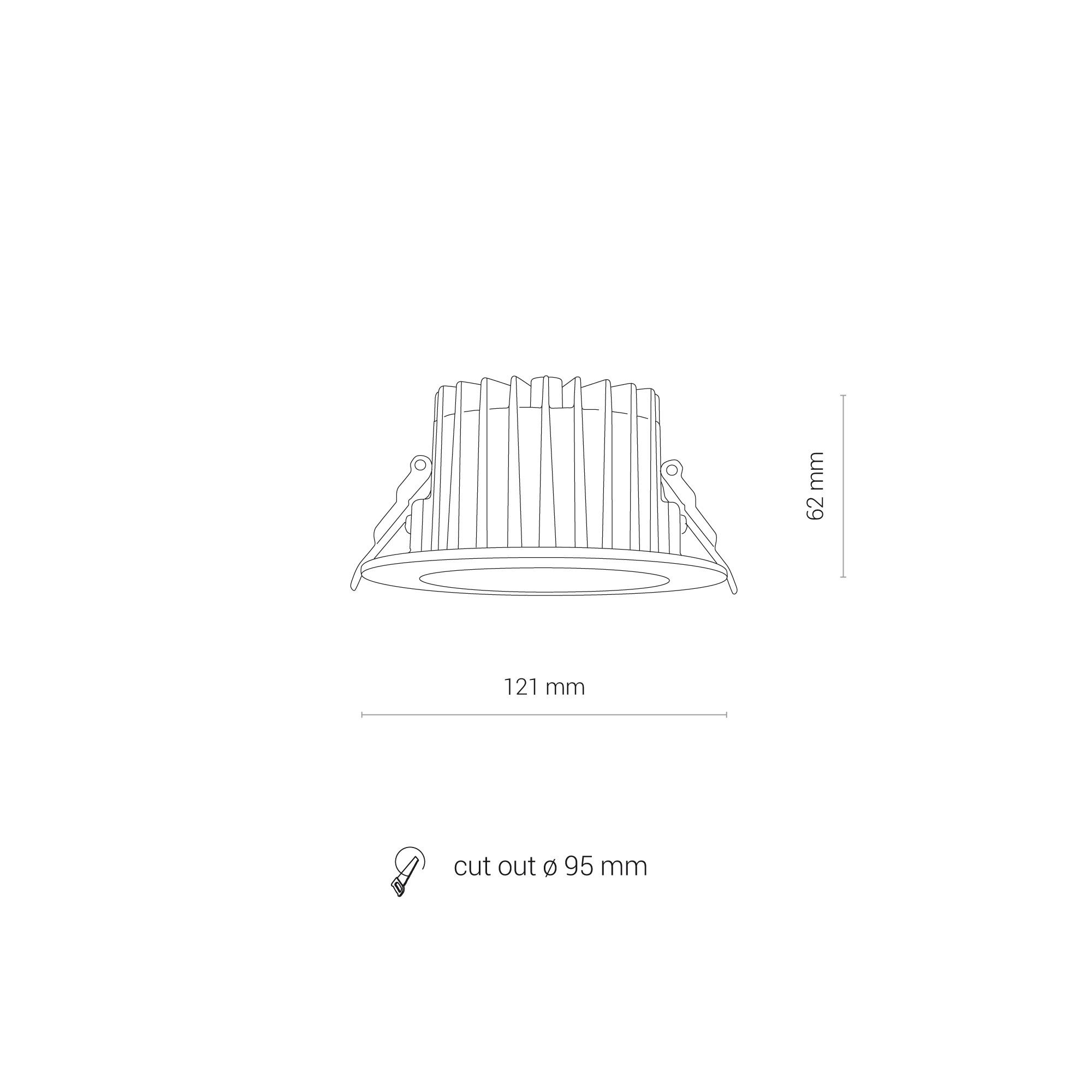 CL KEA LED 20W, 4000K WHITE 8772-1