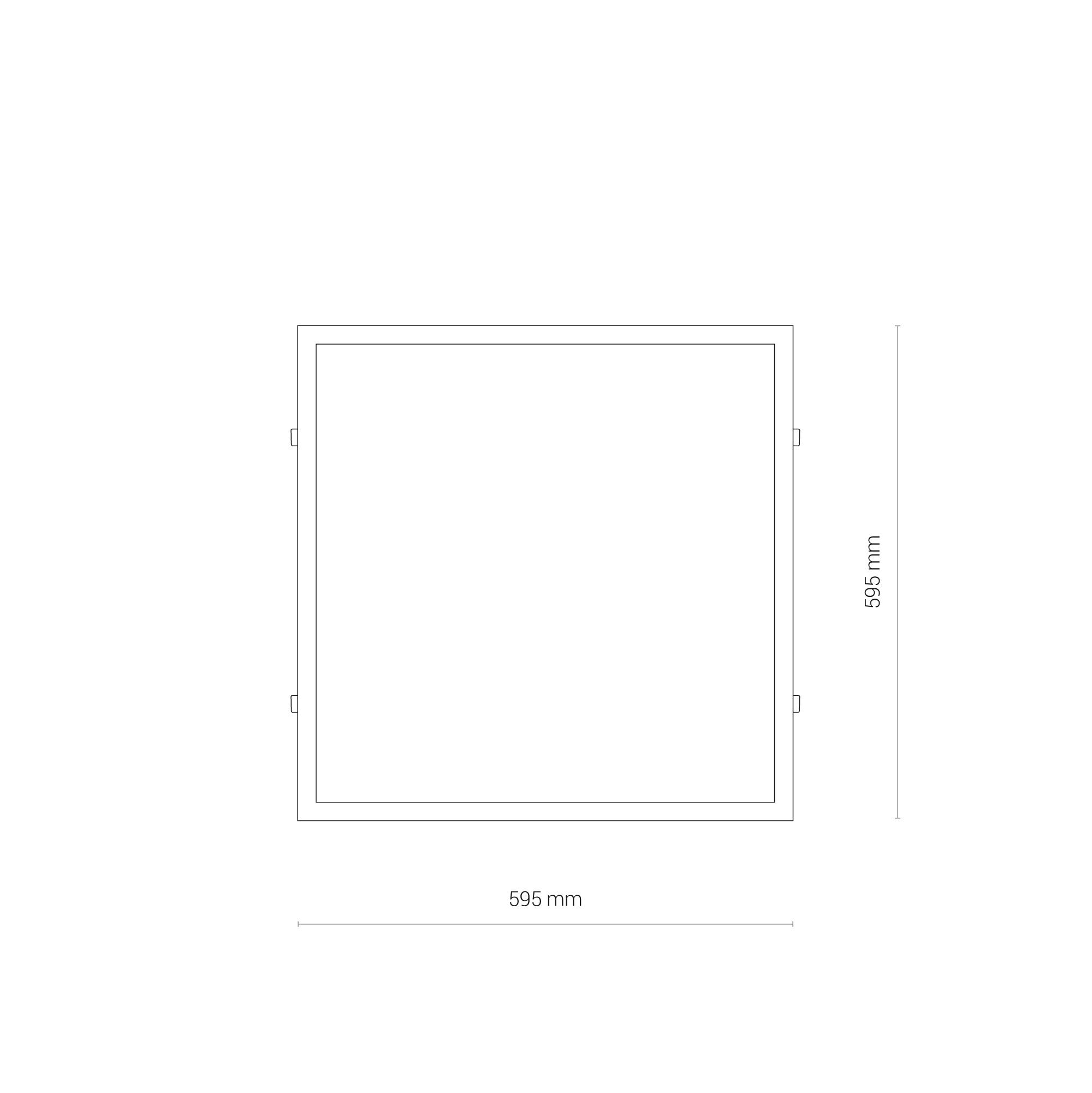 CL ITAKA LED 40W, 3000K, 100° WHITE 8460-1