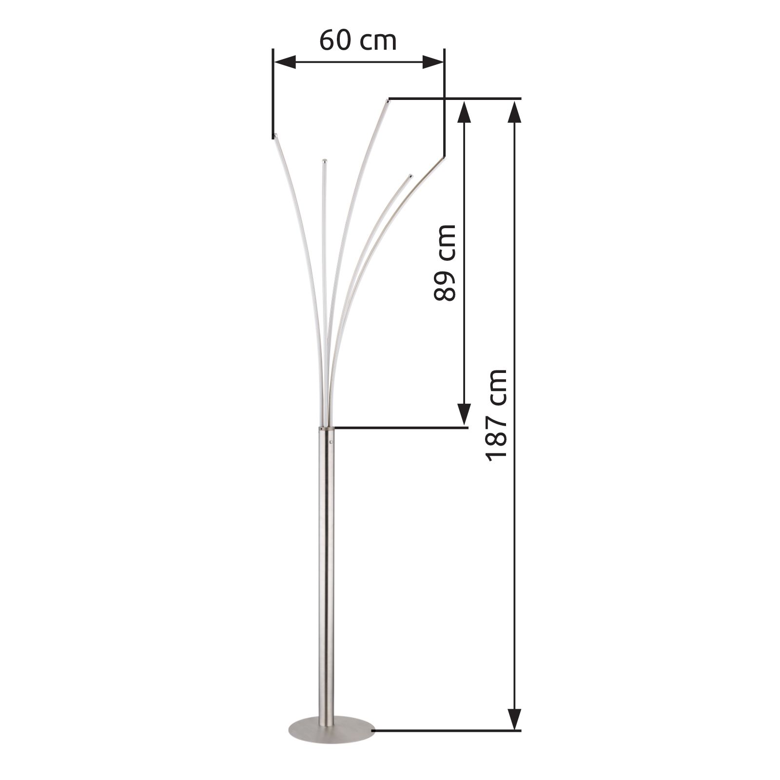 GLOBO BIZZY 59229N stojanová lampa