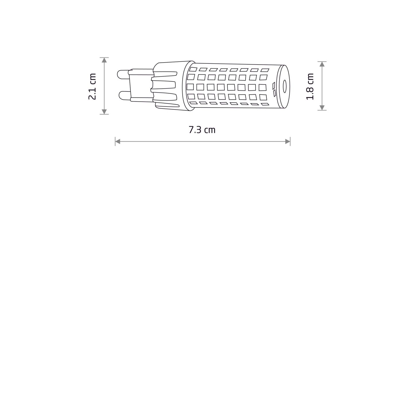 BULB LED G9, 7W 10933