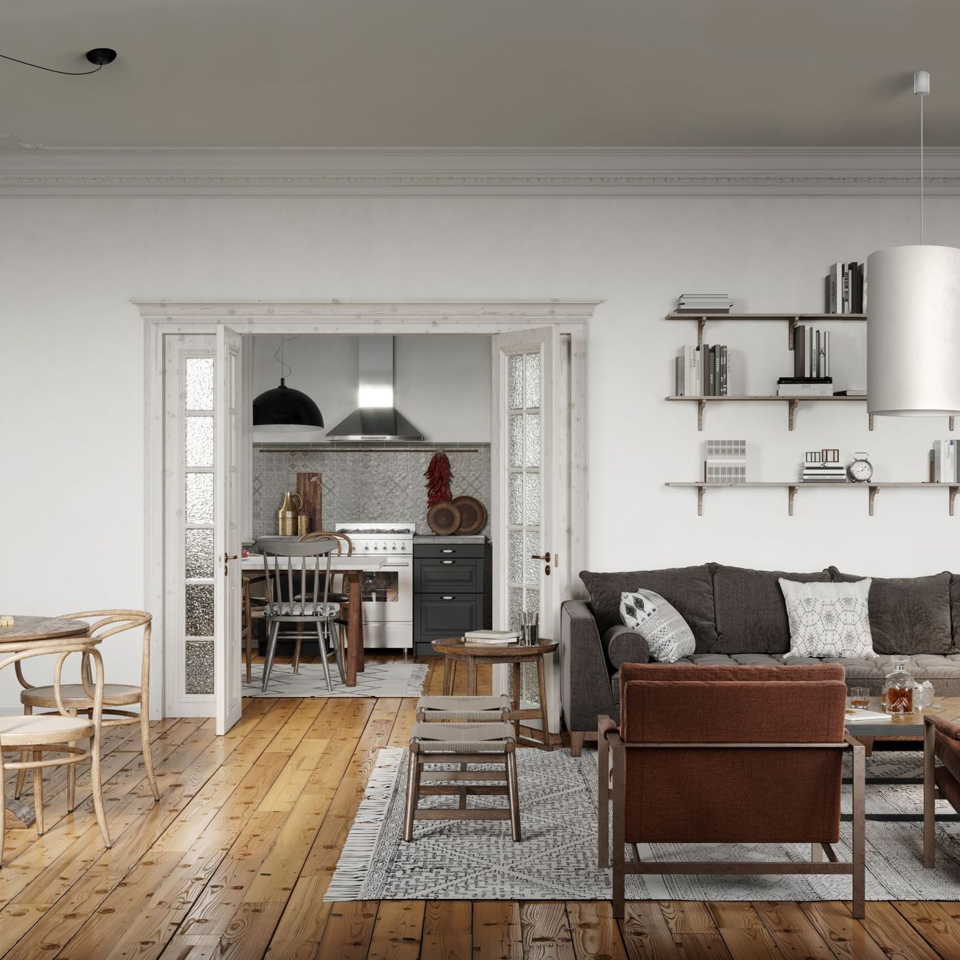 SPIDER BLACK 6792, h=300 cm