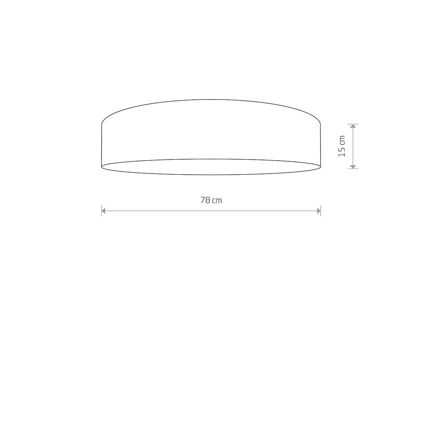 TURDA GRAY VII 8960, ø=78 cm