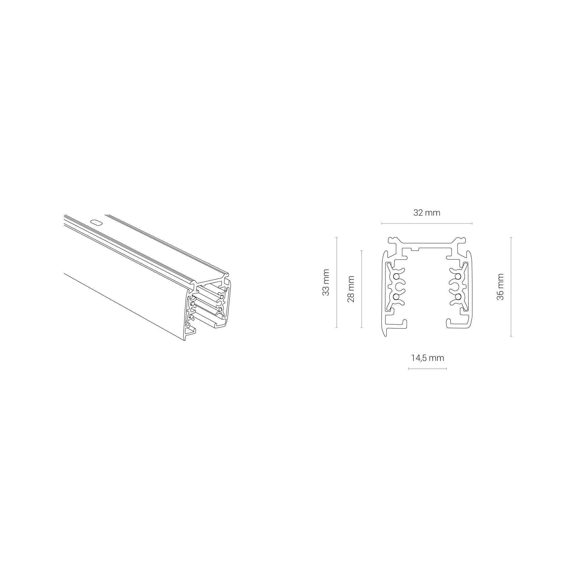 CTLS TRACK 3 CIRTUIT WHITE 1M 8715 3F-1