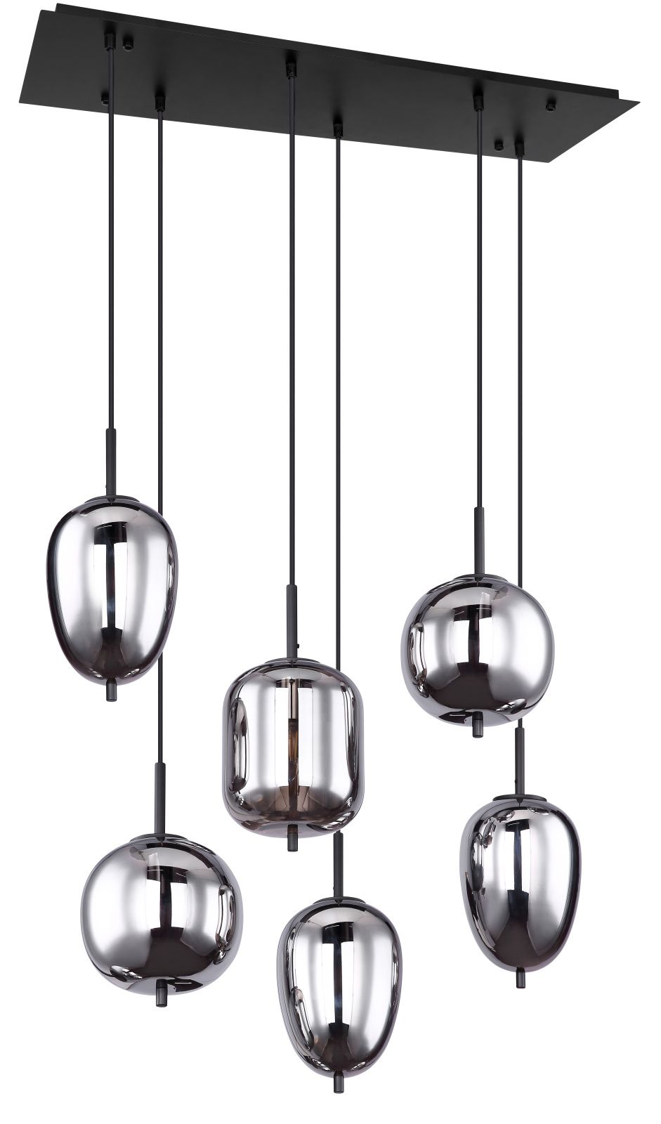 GLOBO BLACKY 15345-6 závesné svietidlo
