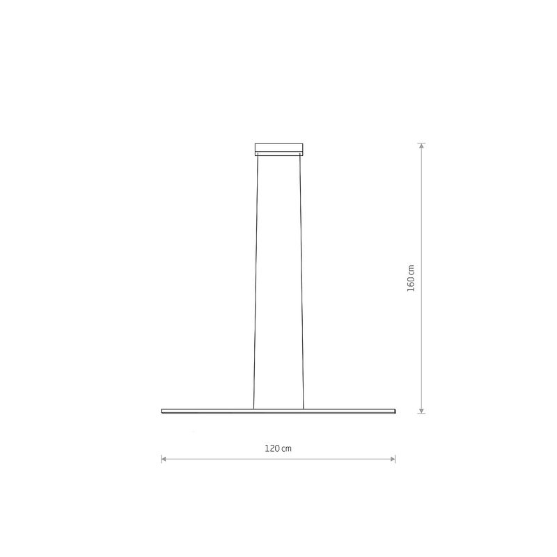 BAR LED S 10363, h=160 cm, 3000K, 700lm, 50 000h